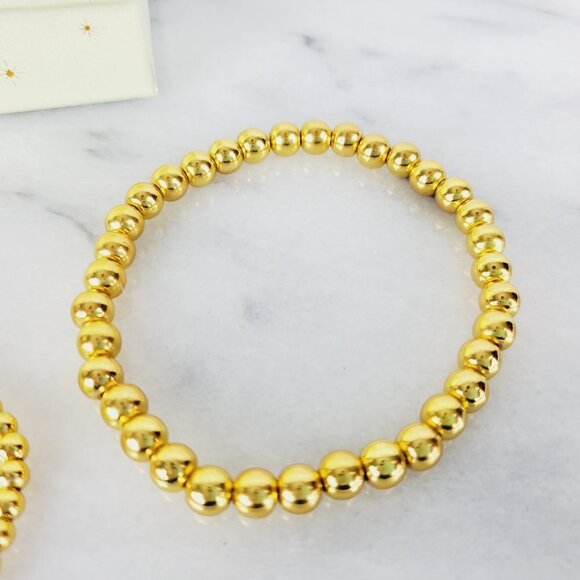 Goddess EYE Awakening‎ GOLD Bead Bracelet Set - Picture 4 of 7